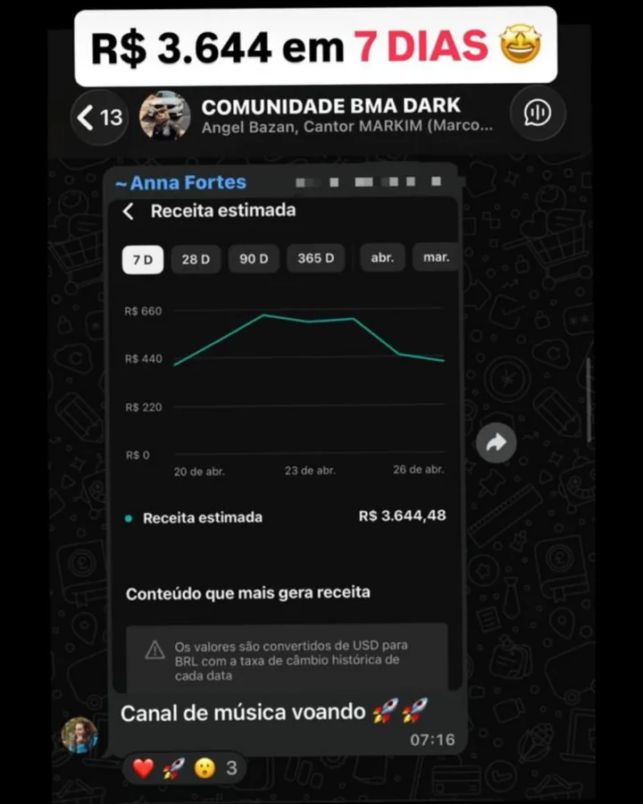 Depoimento de aluno do BMA DARK