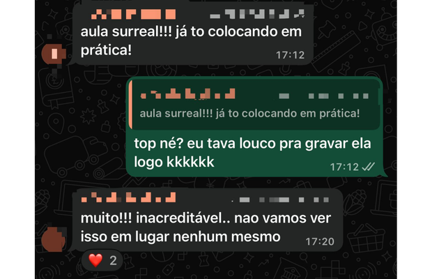 Depoimento de aluno 6